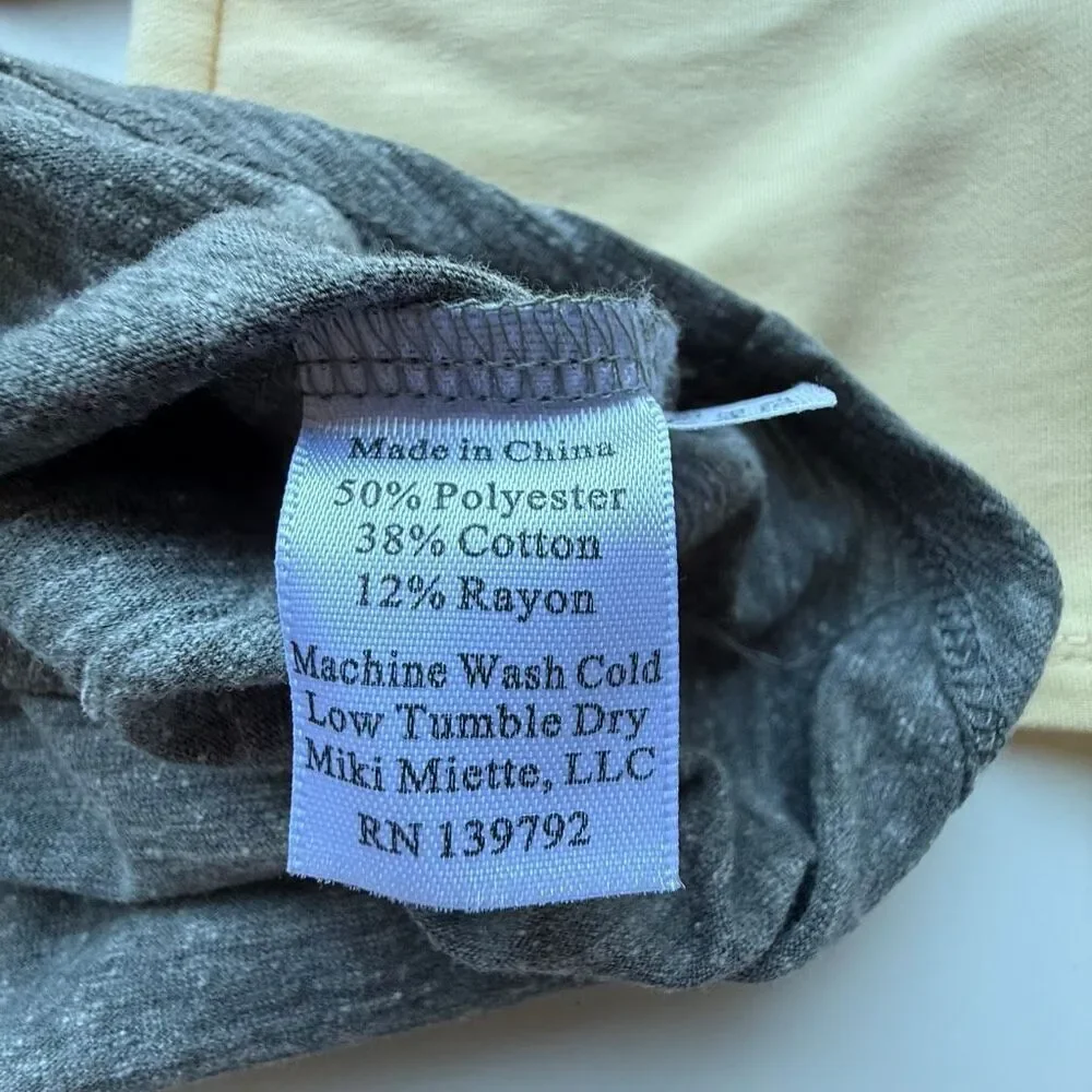 NWT Miki Miette boys' short-sleeved gray “Earth Day